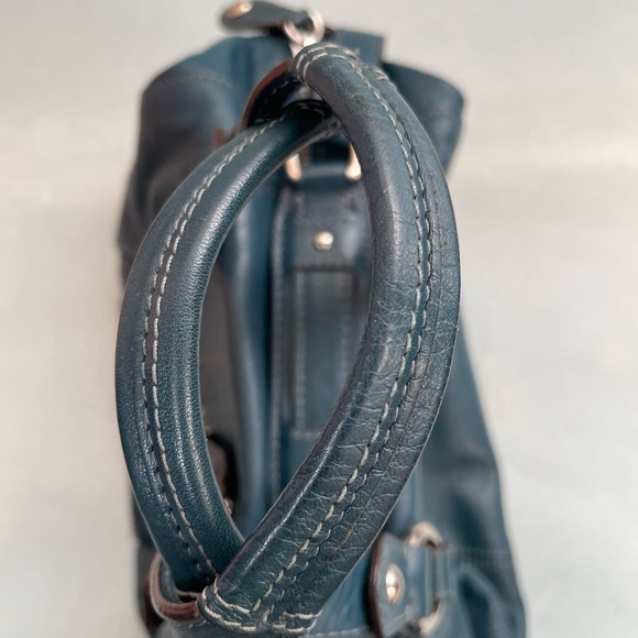 EUC Coach “Ashley” Leather Satchel | Teal Blue - Picture 4 of 13